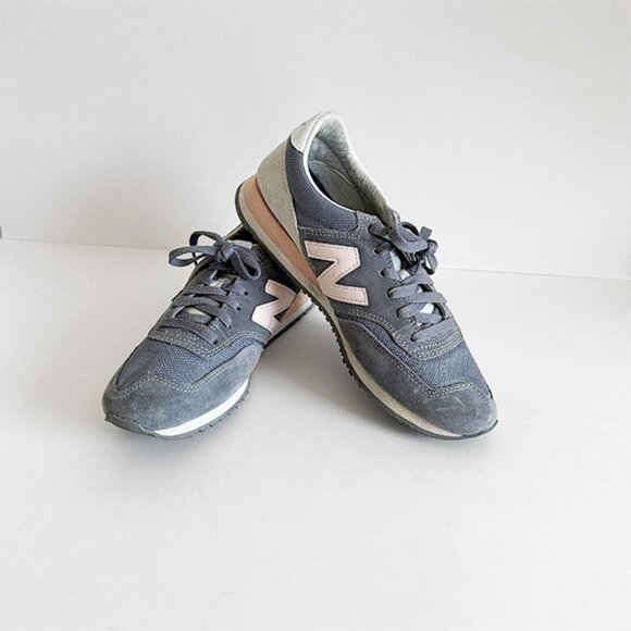 New Balance - Grey & Pink 620 Sneakers - Picture 3 of 7